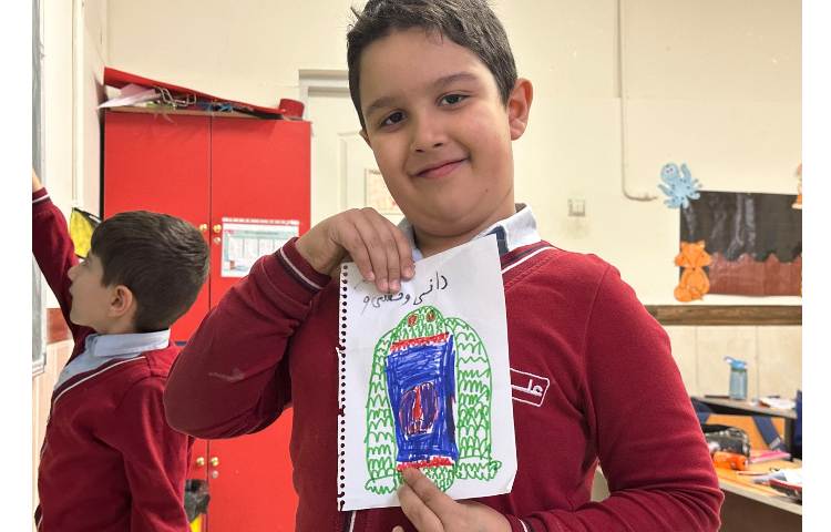 هنر -کاردستی دایناسور 1