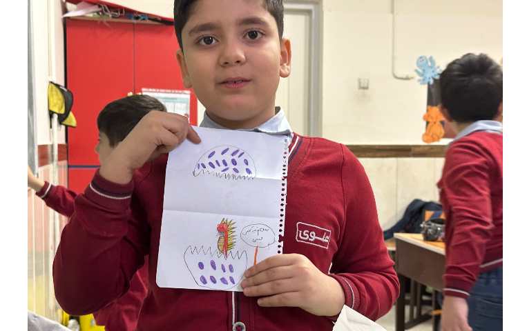 هنر -کاردستی دایناسور 2