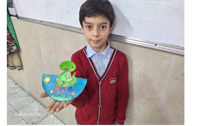 هنر : کاردستی مار 3