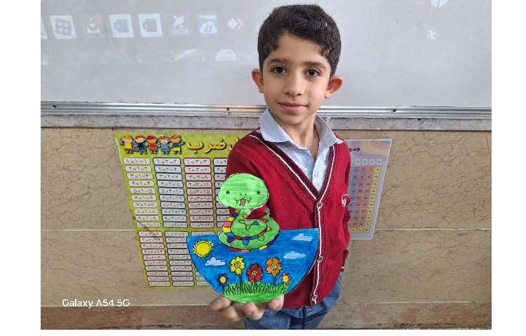 هنر : کاردستی مار 3