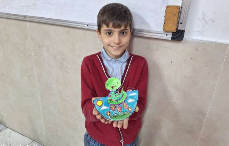 هنر : کاردستی مار 4