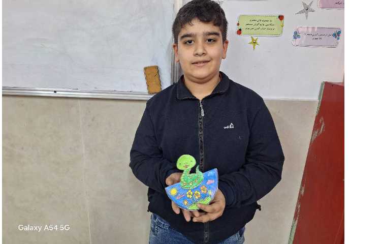 هنر : کاردستی مار 5