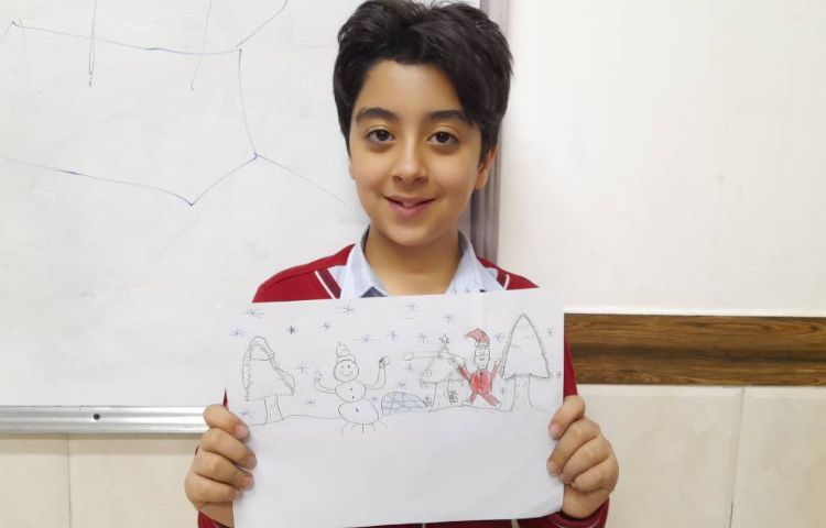 هنر -کاریکاتور با موضوع برف و سرما 2