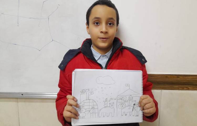 هنر -کاریکاتور با موضوع برف و سرما 4