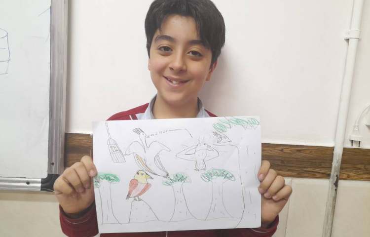 هنر -کاریکاتور با موضوع پرندگان 1