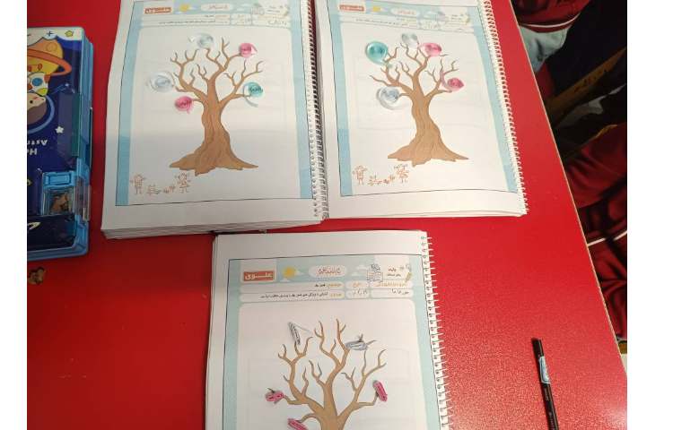 هوش (درست کردن کلاژ درخت بهار) 5