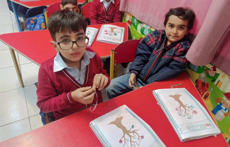 هوش (درست کردن کلاژ درخت بهار) 6