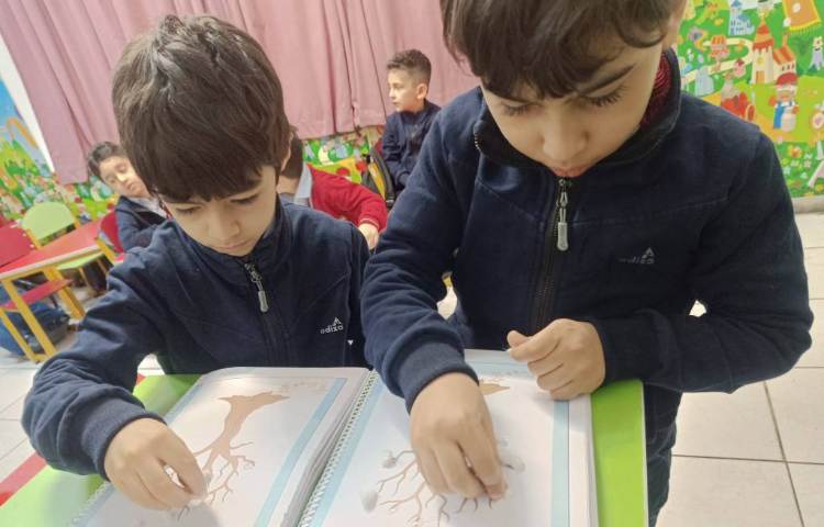 هوش ( درست کردن کلاژ زمستان) 4