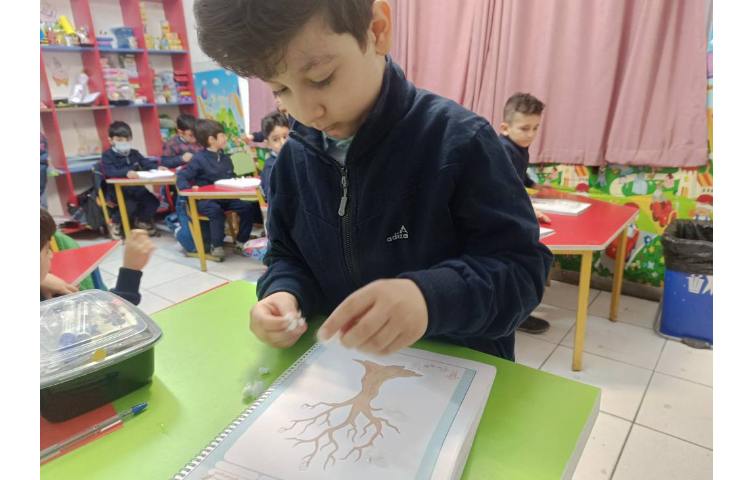 هوش ( درست کردن کلاژ زمستان) 6