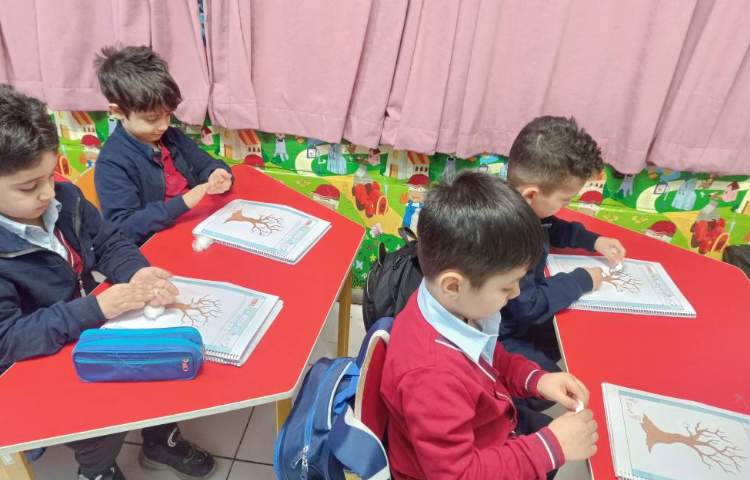 هوش ( درست کردن کلاژ زمستان) 9