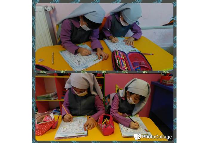 هوش و خلاقیت:حل صفحات کتاب مربوط به تفاوت و تشابه،الگویابی و درک ارتباط