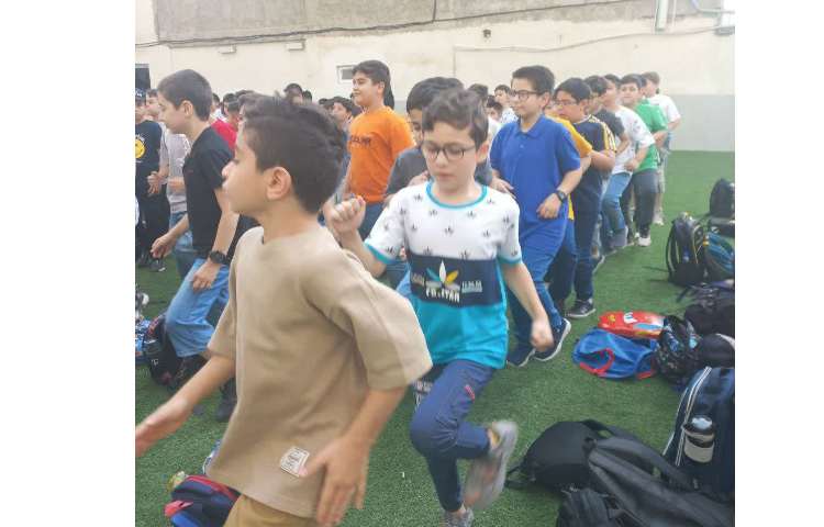 ورزش صبحگاهی چهارم 2 3