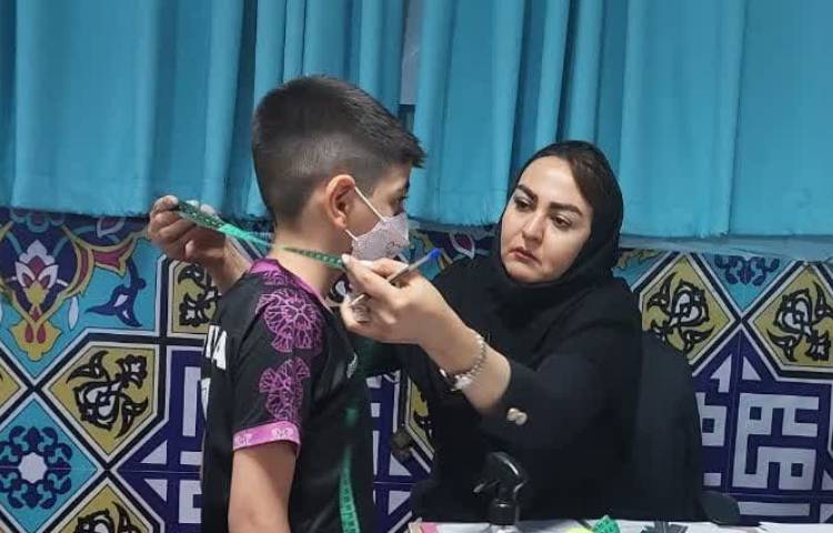 پایش سلامت دانش آموزان دبستان علوی 9