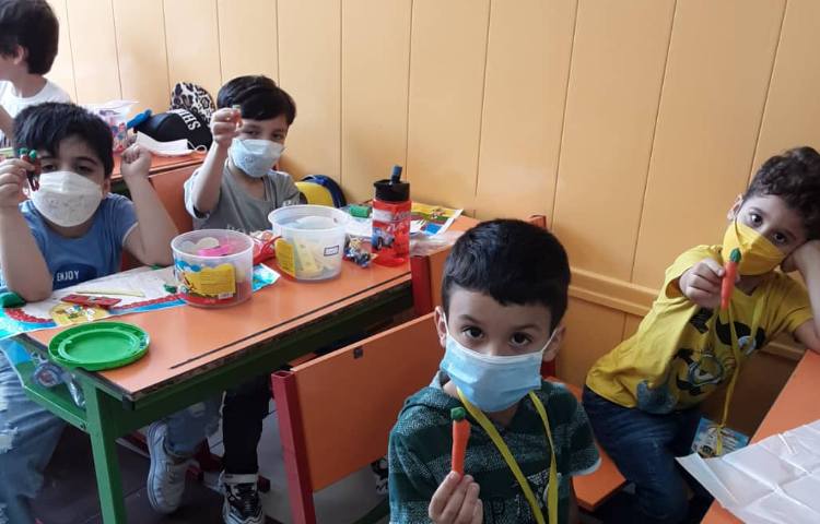 :پایه اول توت فرنگی، ریاضی(آموزش جهت و اندازه) 2