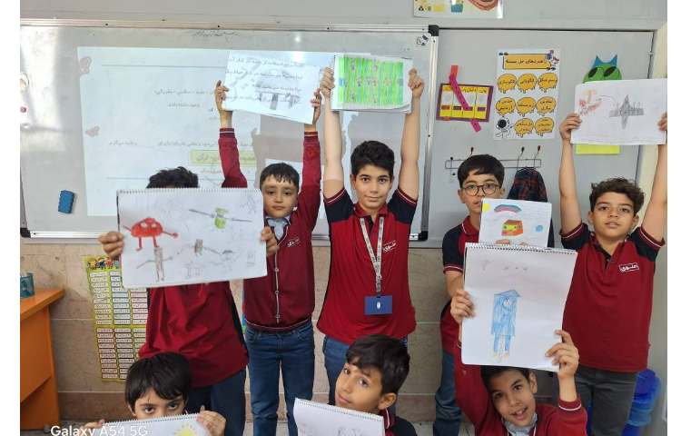 پایه سوم نقاشی آزاد 3