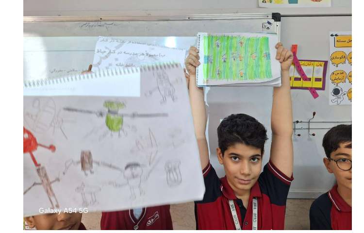 پایه سوم نقاشی آزاد 4