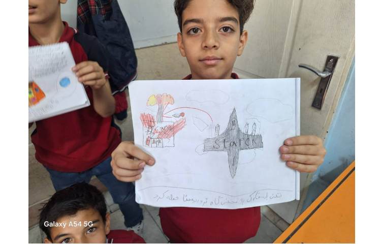 پایه سوم نقاشی آزاد 6