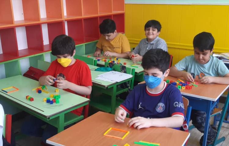 :پایه چهارم اندیشمندان، یادآوری مفهوم محیط و مساحت با بازی و چینه و چوب خط 1