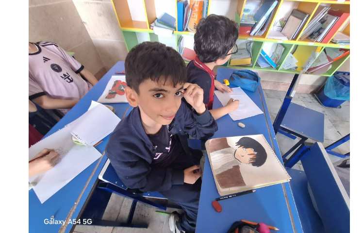 پایه چهارم نقاشی آزاد