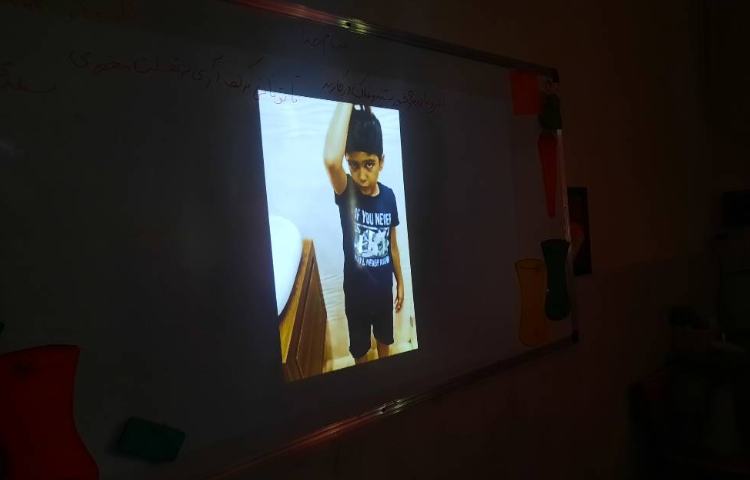 پخش فیلم اماده شده «وضو» توسط دانش‌آموز امیر علی ارشاد 1