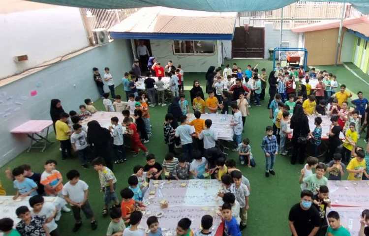 پذیرایی صبحانه سالم در دبستان علوی