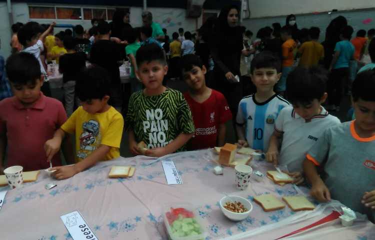 پذیرایی صبحانه سالم در دبستان 4