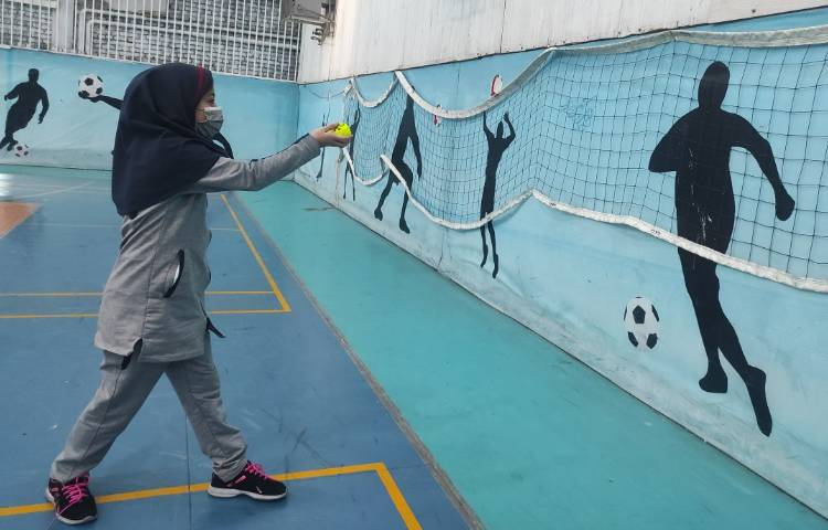 پرتاب توپ تنیس 5