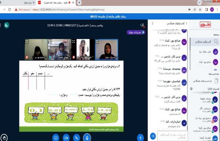 پرسش از مباحث جلسه ی قبل کلاس علوم و ادامه ی تدریس مبحث کارها آسان می شود(1)