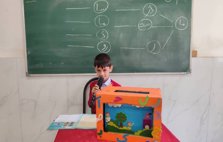 پرسش روانخوانی خلاق با اجرای نمایش مجری‌گری پسران گل در کلاس انجام شد. 2