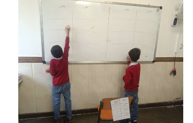 پرسش و پاسخ معنی و مخالف فارسی به روش بازی 4