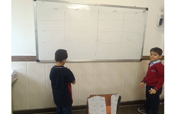 پرسش و پاسخ معنی و مخالف فارسی به روش بازی