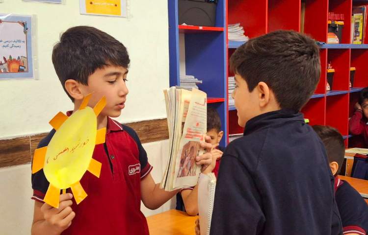 پرسش کلاسی مطالعات اجتماعی به صورت زنجیره ای توسط دانش آموزان 2