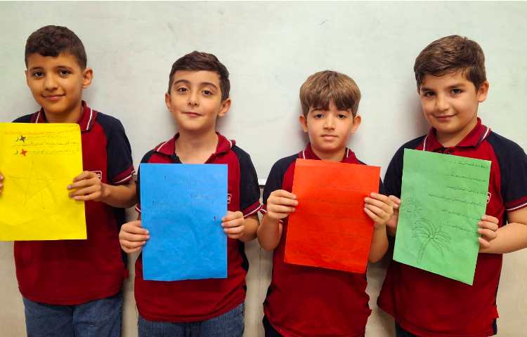 پرسش کلاسی مطالعات اجتماعی در گروه های چهار خانه 5