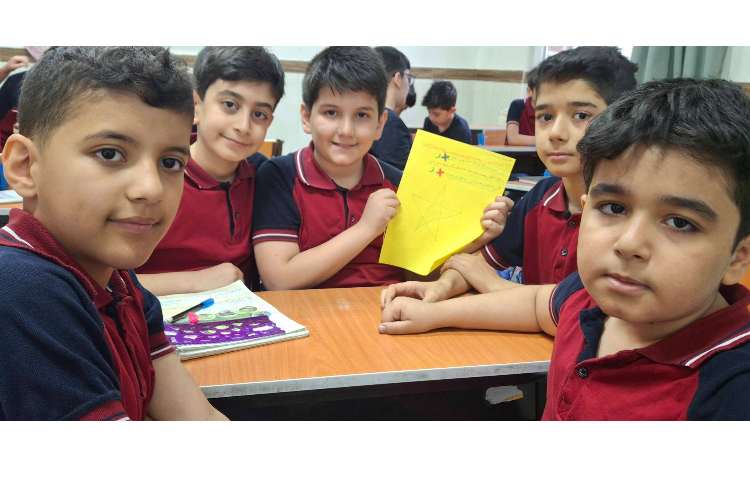 پرسش کلاسی مطالعات اجتماعی در گروه های چهار خانه 6