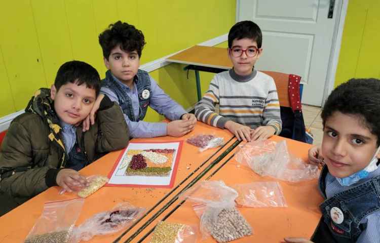 پروژه تابلوی حبوبات 4