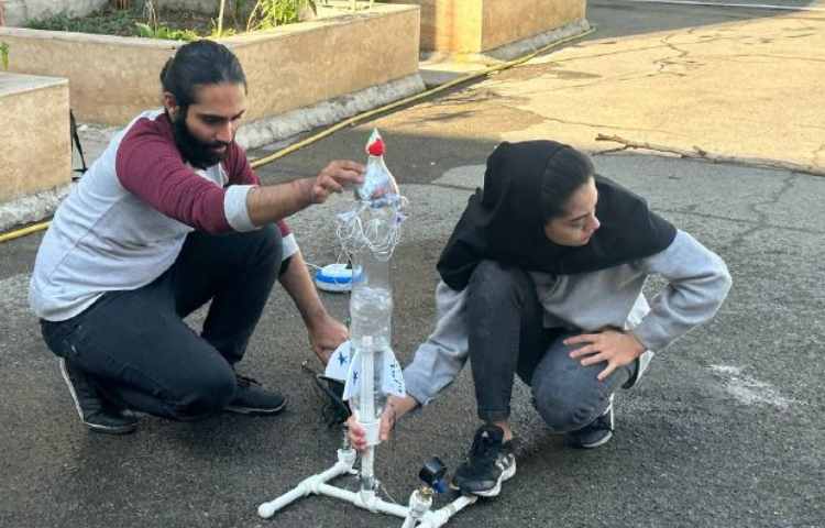 پروژه راکت آبی توسط دانش آموزان علوی در پژوهشسرای جابر 4