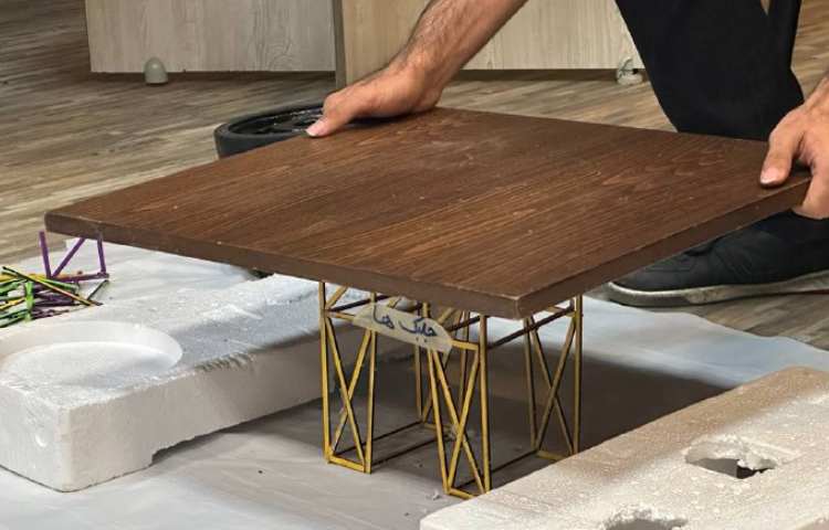 پروژه سازه ستون توسط دانش آموزان علوی در پژوهشسرای جابر 6