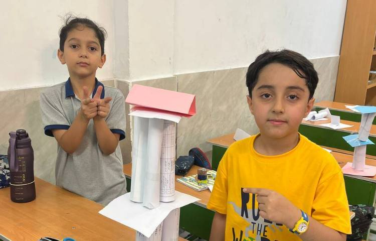 پروژه مهندسی باحال در دبستان علوی نوین 1