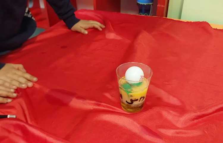 پروژه ی طبقه های رنگی هفته ملی علوم 2