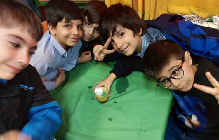 پروژه ی طبقه های رنگی هفته ملی علوم 4