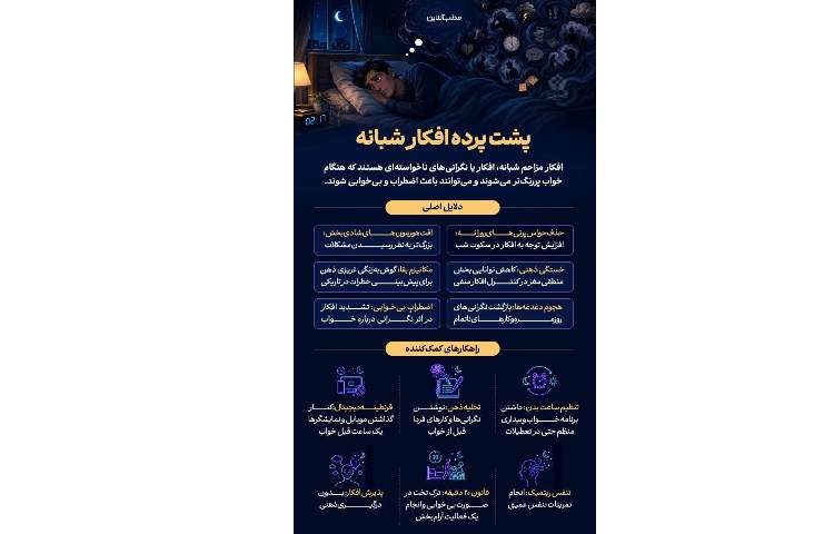 پشت پرده افکار شبانه