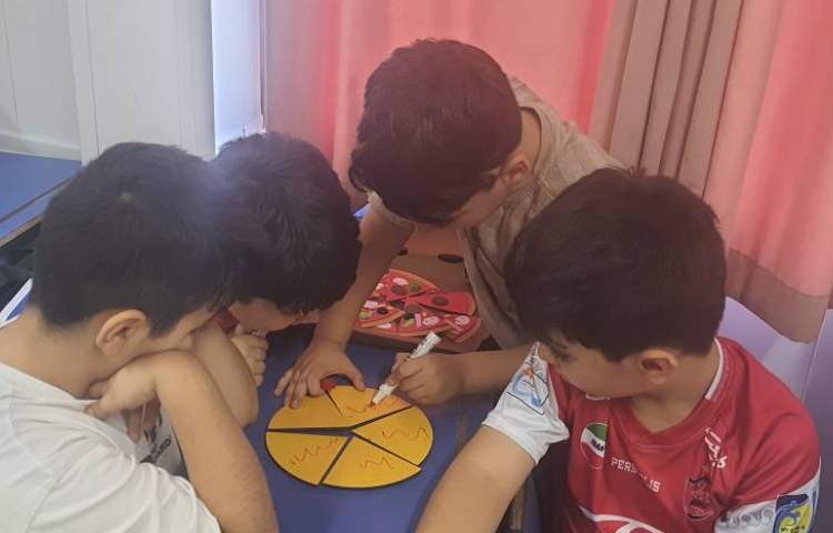 پیداکردن کسر روی شکل 1