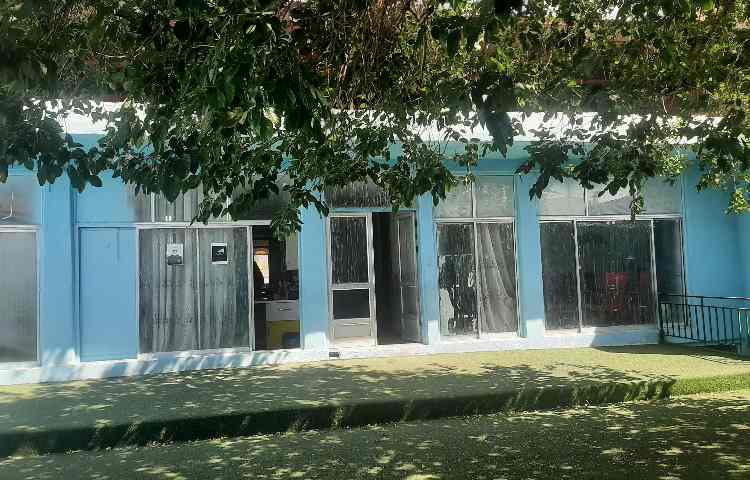 حیاط پیش‌دبستان و دبستان پسرانه درخشش سیرجان