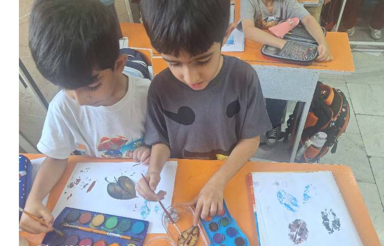 چاب برگ ،درخت با ابرنگ 1