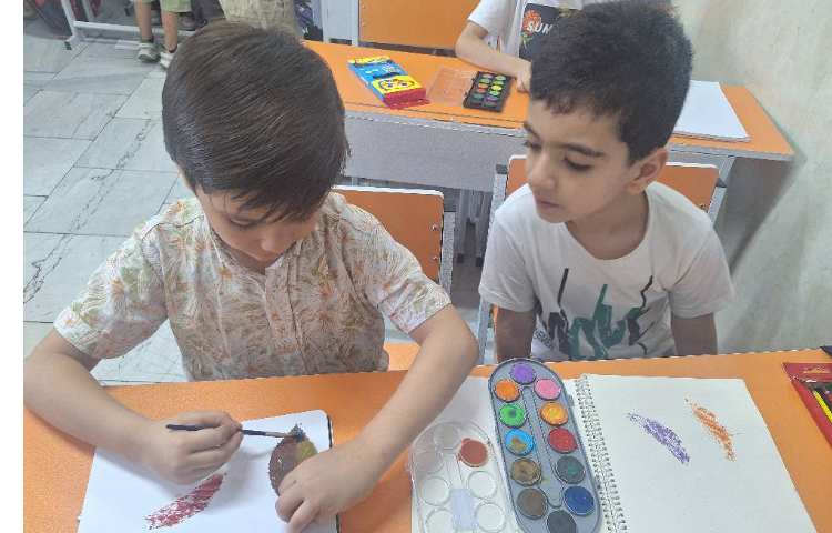 چاب برگ ،درخت با ابرنگ 3