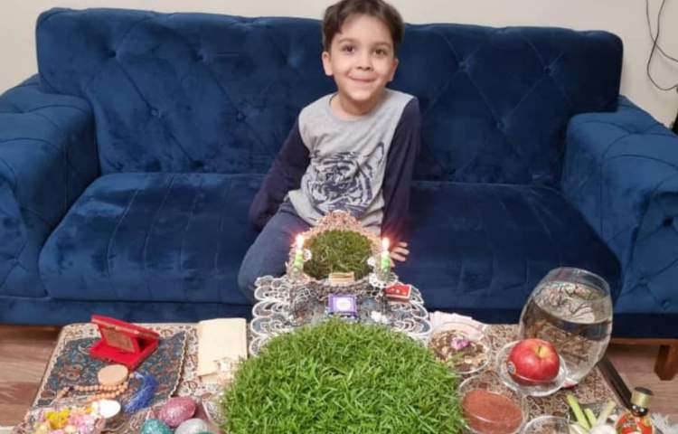 چالش مسابقه عکس با سفره هفت سین 7