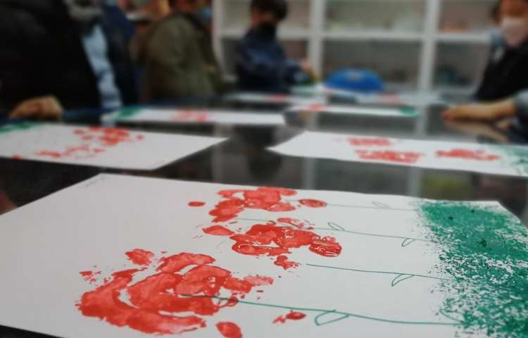 چاپ رنگی زیبا با سبزیجات