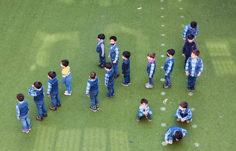 :چیدمان حروف پدر با ایستادن نوآموزان 2