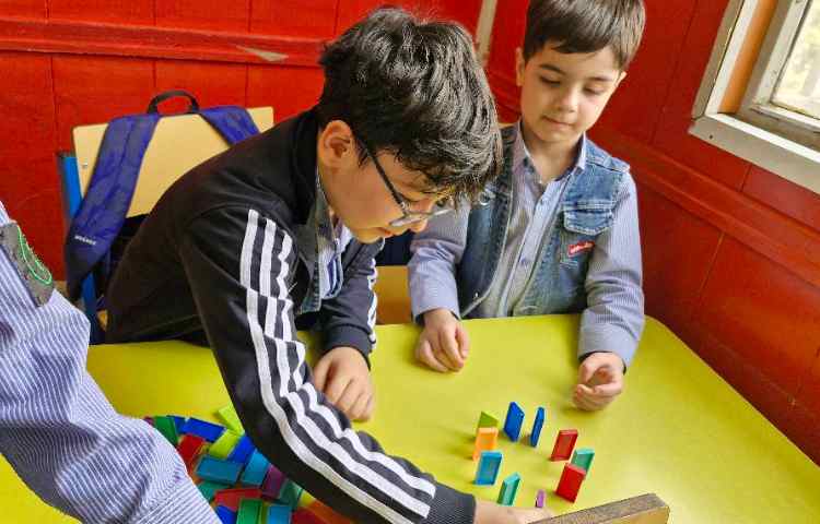 چیدمان حلزونی دومینو 5