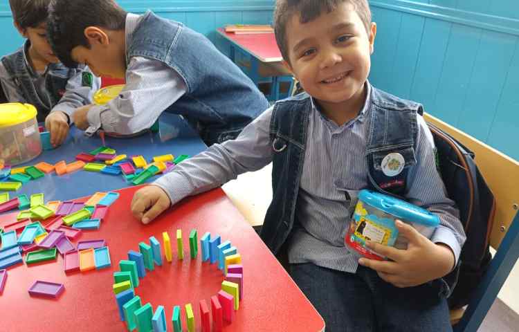 چیدمان گردی شکل دومینوها 7